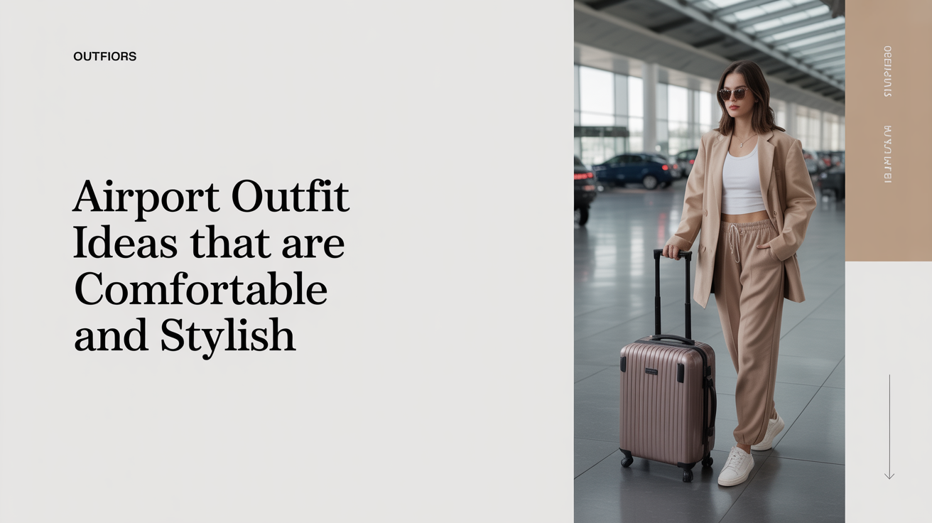 Airport Outfit Ideas That Are Comfortable and Stylish