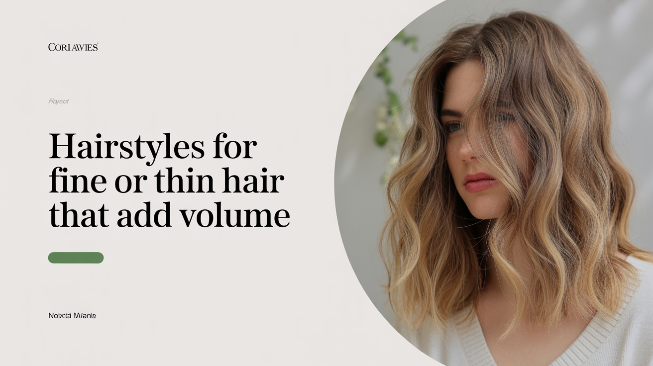 Hairstyles for Fine or Thin Hair That Add Volume