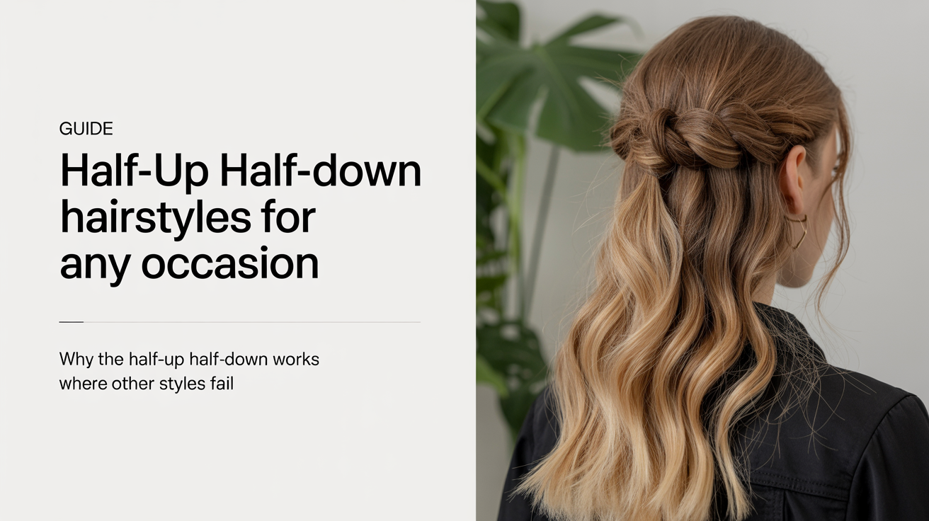 Why the Half-Up Half-Down Works Where Other Styles Fail