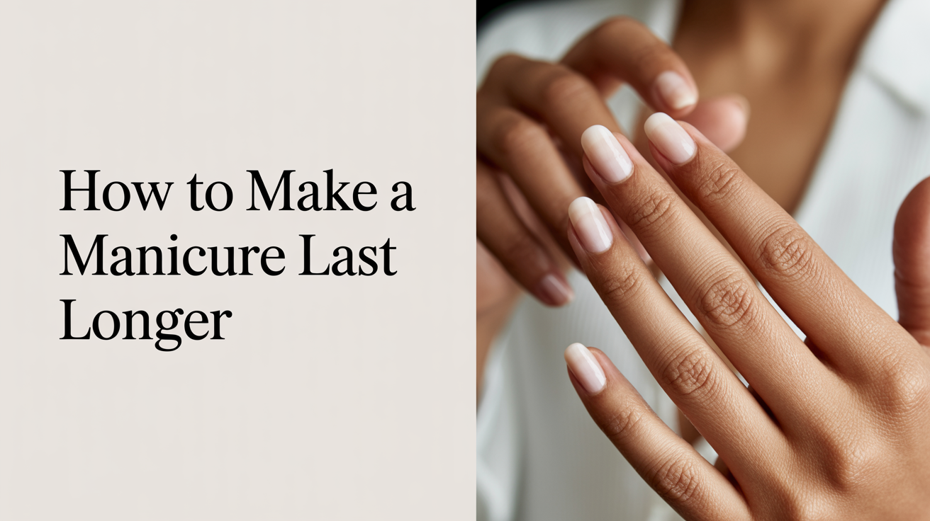 How to Make a Manicure Last Longer