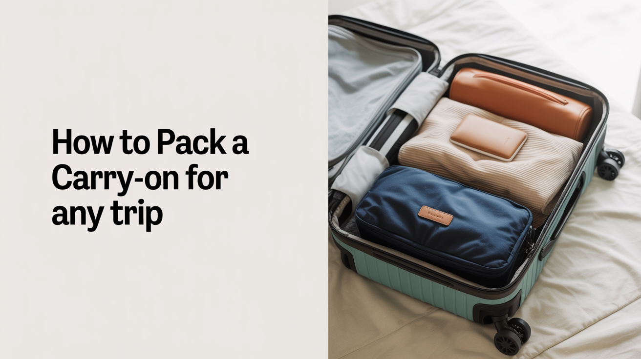 How to Pack a Carry-On for Any Trip