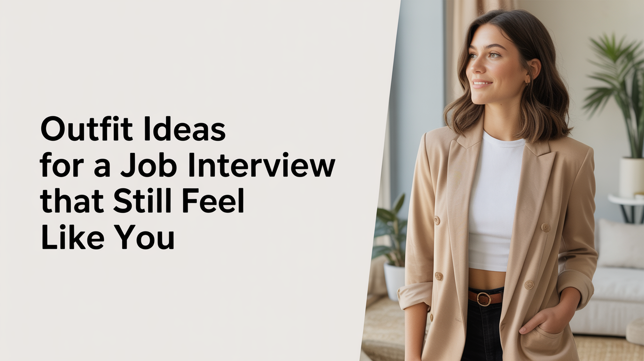 Outfit ideas for a job interview that still feel like you