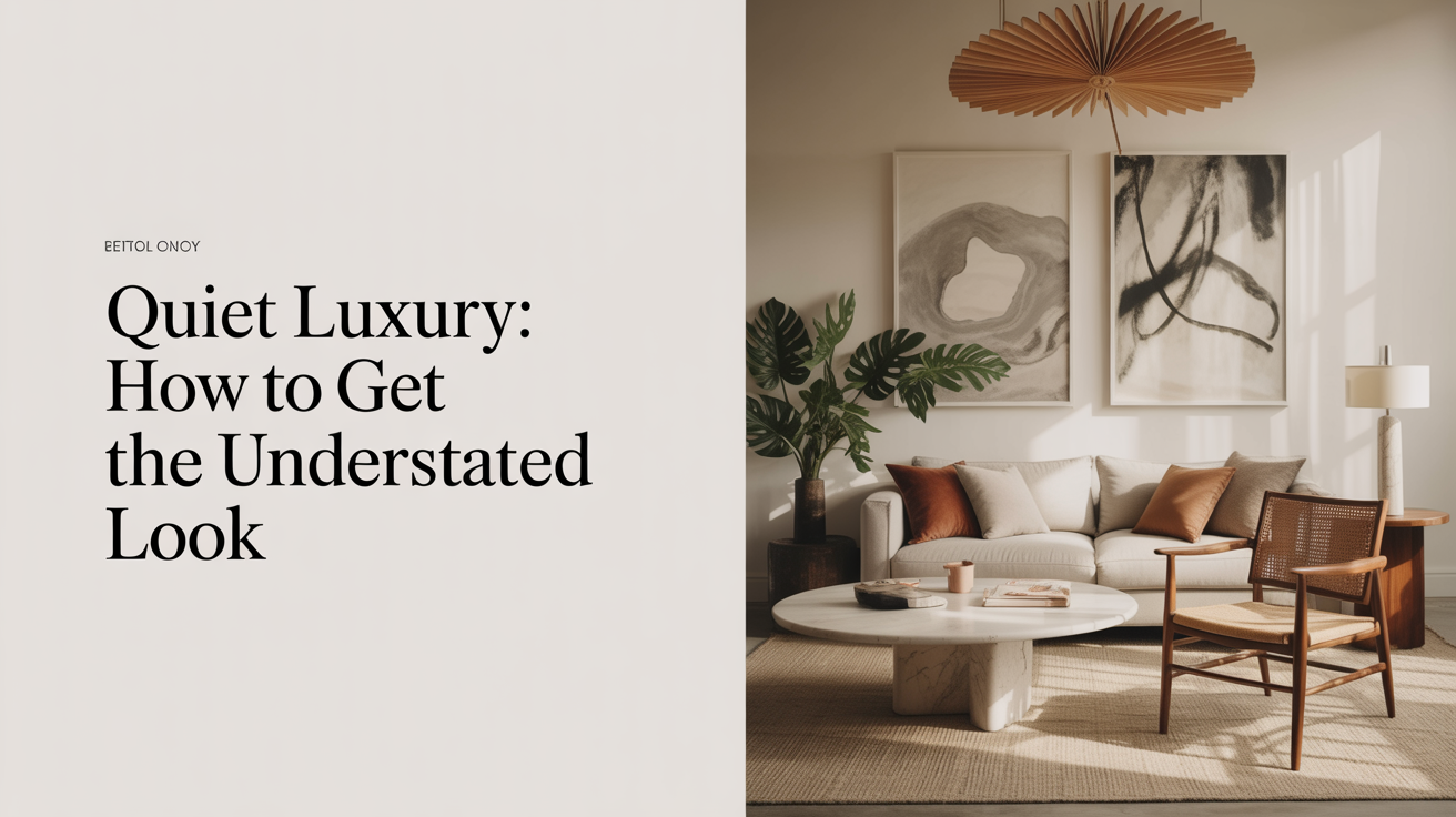 Quiet Luxury: How to Get the Understated Look