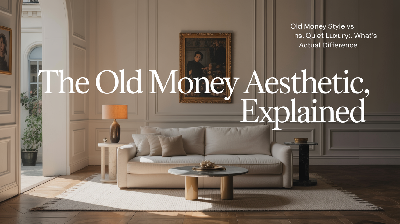 Old money style vs. quiet luxury: what's the actual difference